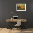 thumbnail image 3 of Pila 32x25 White Modern Wood Framed Museum Art Print Titled - SHEEP SUNSET, 3 of 4