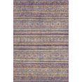 thumbnail image 2 of Addison Rugs Mayfield Premium Machine Washable Transitional Stripes Blue Rectangle Rug, 8' X 10' Machine Washable Transitional Stripes Blue Oversized Sherpa Throw Blanket, 2 of 7