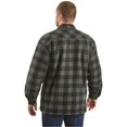 thumbnail image 5 of Guide Gear Men's Sherpa-lined CPO Shirt Jacket 2.0 Tan/Gray Buffalo Plaid 3XL, 5 of 17