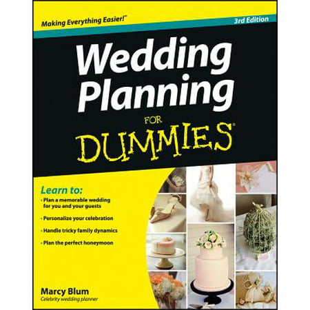 Wedding Planning for Dummies (Best Names For Wedding Planning Business)