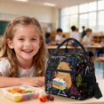 thumbnail image 4 of DISNIMO Girls Backpack, Capybara Maths Print 3Pcs Backpack Set with Insulated Lunch Bag & Pencil Pouch, Large Capacity Bookbag Set for School, Back to School Gifts, 4 of 7