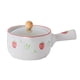 thumbnail image 1 of Generic Olla de cerámica para fresa con asa, ideal para cocinar sopas, calentar leche, preparar avena o hacer comida para bebé, resistente al calor y fácil de limpiar., 1 of 6