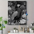 thumbnail image 4 of Elegant Peacock & Floral Canvas Print Wall Art for Living Room Office Hotel Dining Room, 4 of 8