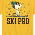 thumbnail image 3 of Peanuts - Snoopy Ski Pro - Toddler And Youth Short Sleeve Graphic T-Shirt, 3 of 6