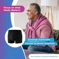 thumbnail image 3 of PROTECHDRY Washable Incontinence Cotton Underwear for Men Boxer Brief with Front Absorbent Protection, for Light/Moderate Incontinence, 3 of 13