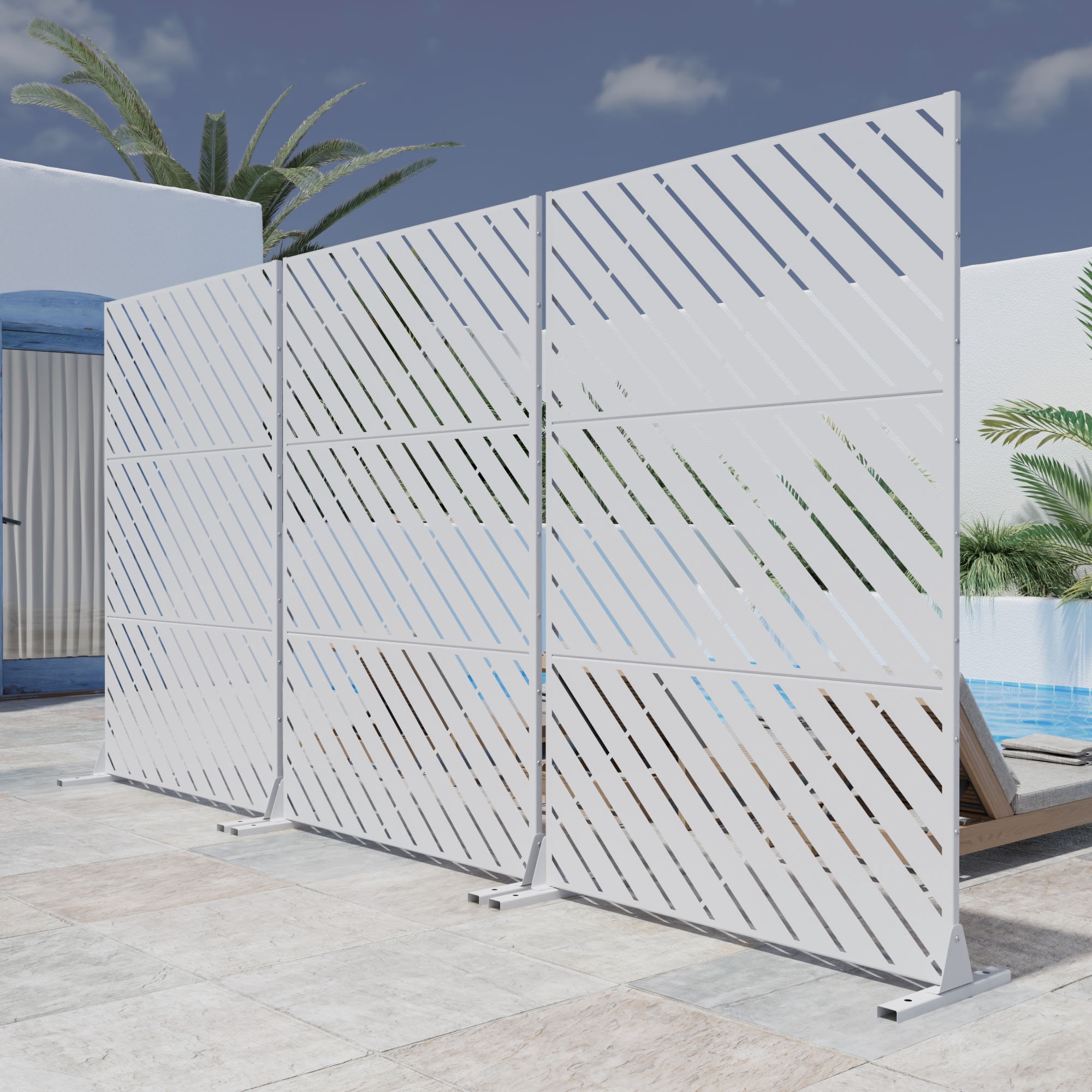 Privacy Metal Screen Fence Panel
