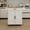 White#2, variant on DOPIN Kitchen Cart with Wood Tabletop, Rolling Trolley Kitchen Island with Drawers and Adjustable Shelves, Storage Cabinet with Spice Rack Towel Bar for Kitchen, Dinning Room, White