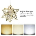 thumbnail image 3 of Luz De Colgante De Estrella De Moravian, Luz De Techo Estrella, Lámpara Colgante De Estrellas Con Bombilla E26 De Temperatura De 3 Colores Ajustable, Para Sala De Estar De, 3 of 7