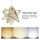 thumbnail image 3 of Luz De Colgante De Estrella De Moravian, Luz De Techo Estrella, Lámpara Colgante De Estrellas Con Bombilla E26 De Temperatura De 3 Colores Ajustable, Para Sala De Estar De, 3 of 7