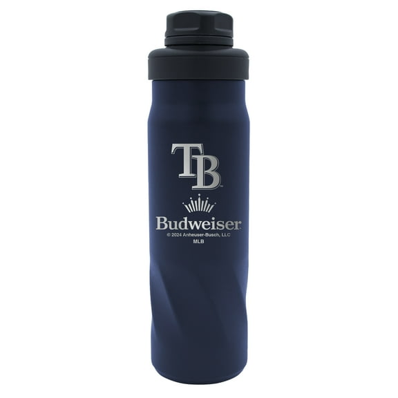 WinCraft  Tampa Bay Rays 2024 MLB x Budweiser 20oz. Morgan Water Bottle