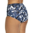 thumbnail image 2 of Miraclesuit Womens Shimmer Shadows Norma Jean Retro Bikini Bottom Style-6540107 Swimsuit, 2 of 2