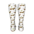 thumbnail image 6 of Rateoe Dachshund Going To Play Tennis print Women's Men's Novelty 20in Crew Socks Cotton Socks Knee High Socks for Walking,Running,Nurses,Pregnancy-One Size, 6 of 8