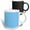 Multicolor, variant on 3drose, Color Light Sky Blue, 15oz Two-tone Blue Mug
