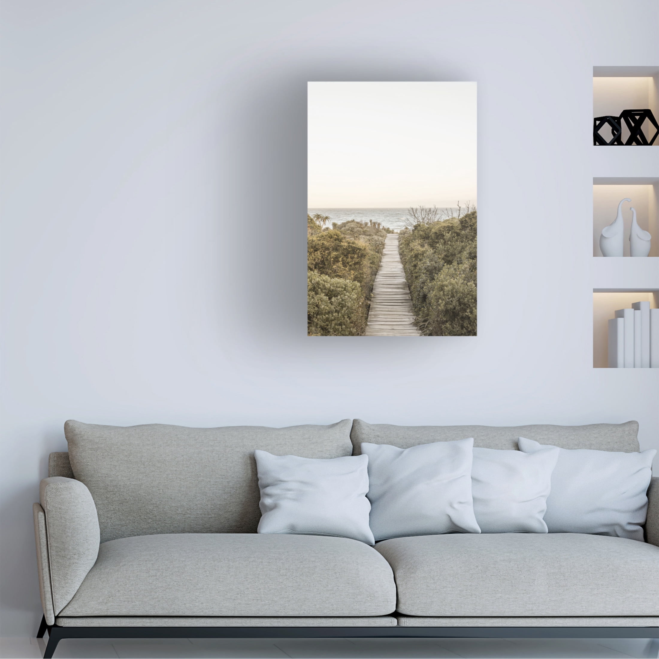 Trademark Fine Art Shot by Clint Boardwalk Canvas Wall Art