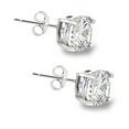 thumbnail image 2 of Swarovski Elements April Birthstone Stud Earrings, 2 of 3