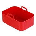 thumbnail image 3 of Basket Air Fryer Silicone Pot Food Grade Silicone Double Basket Air Fryer Liners Kitchen Accessories Compatible for Ninha DZ201 Foodi 8QT Dual Basket Air Fryers, 3 of 5