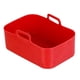 thumbnail image 3 of Olla de silicona para freidora de aire, cesta doble de silicona de grado alimenticio, accesorios de cocina compatibles con freidoras de aire de cesta doble Ninha DZ201 Foodi 8QT, 3 of 5