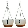 thumbnail image 5 of PAMINGONO 2Set Lightweight Hanging Pots for Indoor Plants Balcony Flower Pot 19.7X8.3X8.3in, 5 of 8