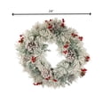 thumbnail image 3 of Kurt Adler 24-Inch Unlit Red Berries and Pinecone Wreath, 3 of 3