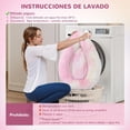 thumbnail image 3 of Cama Donut para Perro Spring Blossoms Arcoiris Antideslizante y Lavable Autocalentable 60 cm, 3 of 7