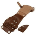 thumbnail image 4 of HILABEE Travel Pro Barber Shear Scissors Holder Pouch Hairdresser Tool Pouch - Brown, 4 of 9