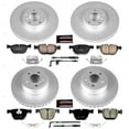thumbnail image 2 of PowerStop Front and Rear Geomet Coated Brake Rotor and Pad Kit Fits: BMW Select Models CRK6060, 2 of 5