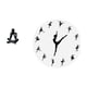 thumbnail image 5 of Escultura abstracta de bailarina, estatua decorativa moderna, adorno coleccionable de bailarina de ballet, reloj silencioso para la sala de estar o de, 5 of 8