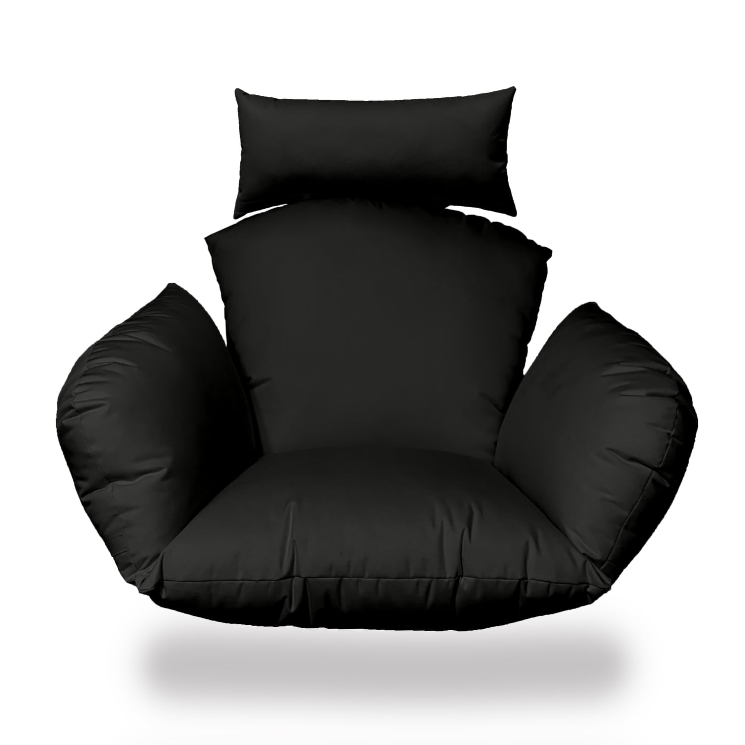 black egg chair cushion