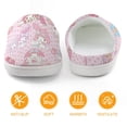 thumbnail image 5 of Kids Slippers Kuromi And My Melody House Slippers Warm Soft Plush Slipper Anti-Slip Winter Fluffy House Shoes for Boys Girls, 5 of 7