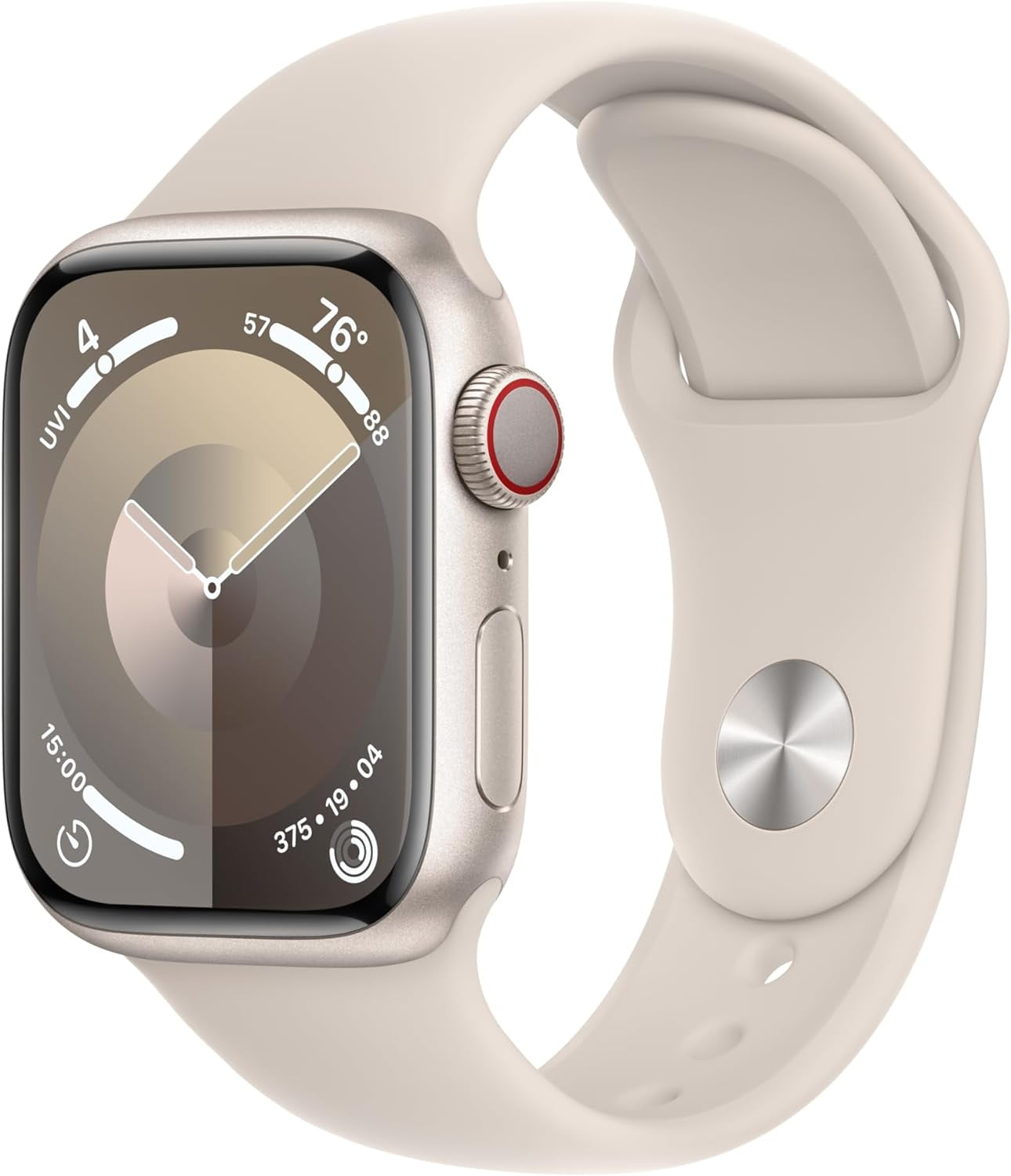 Apple Watch Series 9 [GPS 41mm] Smartwatch with Pink Aluminum Case