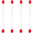 thumbnail image 1 of Transparent PVC Plastic Beads Containers with Lid Red 300x21mm, 1 of 5
