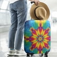 thumbnail image 2 of Tie Dye Colorful Flower Pattern Luggage Cover Fashion Suitcase Cover Baggage Covers Fit 25-28 Inch Luggage (Go Travel), 2 of 5