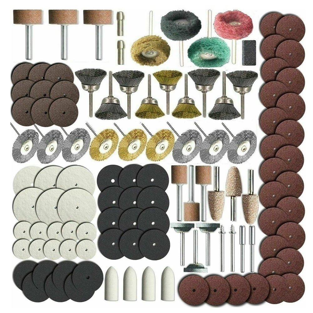 For Dremel Rotary Tool Accessories Kit Grinding Polishing Shank Craft Bits x 216 