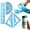 Sky Blue, variant on Bendable Ruler with Centimeter and Inch,Soft Bendable Gradient Colour Rulers,Bendable Plastic Ruler,Flexible Design with Easy-To-Read Markings,Measuring Drafting Ruler,8 Inch Flexible Ruler,1PCS