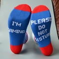 thumbnail image 3 of Aoochasliy Christmas Socks Men Ankle Socks Casual Personality Letters Socks Cotton Socks, 3 of 5