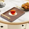 thumbnail image 2 of Elegant Half Design Bamboo Serving Tray for Home Cooking and Entertaining Indoor Use as a Decorative Food Platter, 2 of 5