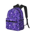 thumbnail image 2 of Lsque New Year Snowflakes Classic Casual Backpack - Large Capacity Water-Resistant Backpack for School, Work, Travel, and Outdoor Activities, 2 of 8