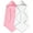 Pink, variant on 2 Pack Hooded Baby Towels - 100% Muslin Cotton for Newborns, Infants, Toddlers - Large 32x32Inch Size - Highly Absorbent and Essential for Newborn Care