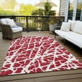 thumbnail image 6 of Addison Rugs Chantille Indoor/Outdoor Transitional Organic Red Washable Rectangle Rug, 9' x 12', 6 of 6
