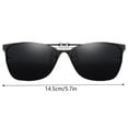 thumbnail image 2 of Gafas de sol polarizadas con clip y tapa abatible, aptas tanto para hombres como para mujeres, se pueden llevar sobre gafas graduadas, protegen del deslumbramiento y, 2 of 2