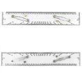thumbnail image 3 of Marine Parallel Ruler Clear Scales, Mapping Points To Pull Parallel Ruler 450mm, Nautical Charts Pa, 3 of 5