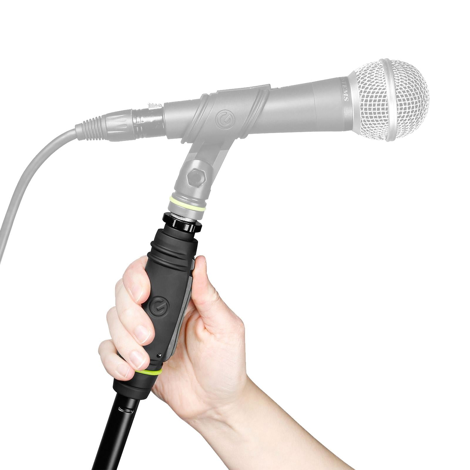 Gravity GMS231HB Microphone Stand with Round Base and One-Hand Clutch