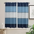 thumbnail image 3 of Vintage Farm Barn Blue Gradient Curtain Home Decoration Living Room Short Curtains Window Treatments For Kitchen Bedroom, 3 of 6