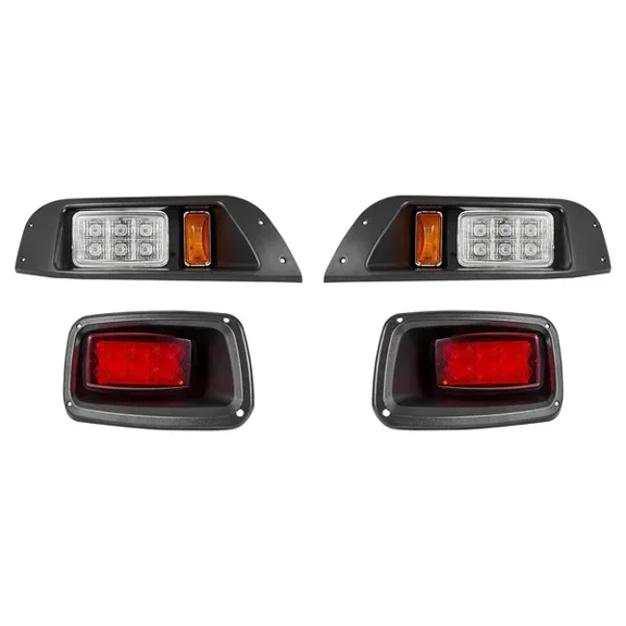 EZGO TXT 1996 2013 Golf Cart 12V LED Headlight Tail Light Kit Street Legal