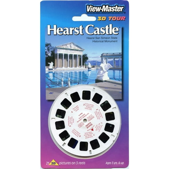 Hearst Castle - ViewMaster 3 Reel Set