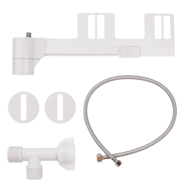 deco essentials non electric single nozzle toilet seat bidet