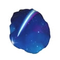 thumbnail image 2 of YFYANG Women's Double Waterproof Shower Cap, Blue Universe Starry Sky Reusable Hair Cap for All Hair Styles and Head Sizes, 2 of 9