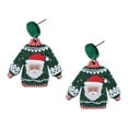 thumbnail image 2 of Sweater Christmas Earrings Cute Christmas Dangle Earrings for Xmas Green, 2 of 9