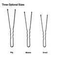 thumbnail image 2 of 300Pcs Bobby Pins U Shape Black Hairpins No Slip Grip Thin Bobby Pins Women Hair Clips, 2 of 5