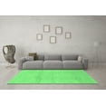 thumbnail image 3 of Ahgly Company Indoor Rectangle Abstract Emerald Green Modern Area Rugs, 7' x 9', 3 of 4